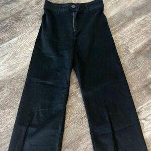 Black Zara Marine Straight Leg jeans